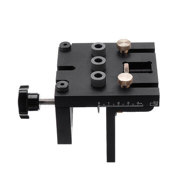 Aluminum Alloy 3 In 1 Dowelling Jig 6/8/10/15mm Wood Drilling Guide Locator Adjustable Dowel Jig Kit
