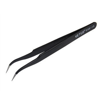 DANIU 6Pcs Anti-Static Different Size Vetus ESD Tweezers ESD10 to ESD15