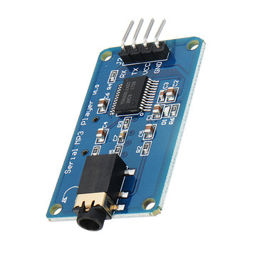 YX6300 UART TTL Serial Control MP3 Music Player Module Support Micro SD/SDHC Card For AVR/ARM/PIC 3.