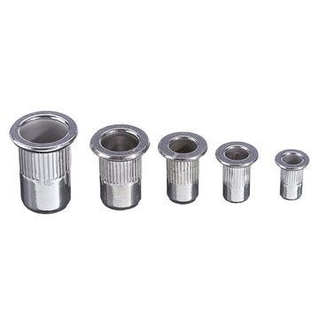 Suleve MXRN5 180Pcs M3/M4/M5/M6/M8/M10 Stainless Steel Rivet Nut Threaded Countersunk Head Insert Nu