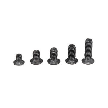 Suleve MXZP1 360Pcs M2 M2.5 M3 Mini P hillips Screw Flat Head Zinc-Plated Electronic Notebook Lap