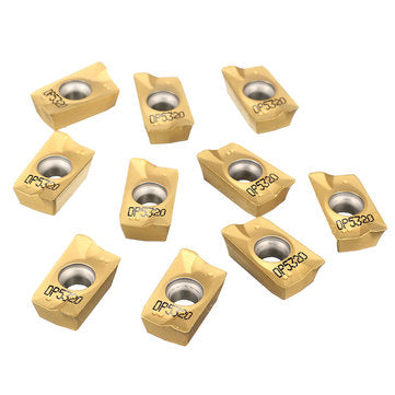 Drillpro 4 Flute BAP400R-50-22 50mm Indexable Face End Mill Cutter With 10pcs APMT1604 Inserts