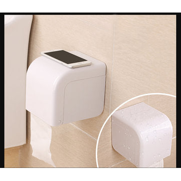 Plastic Seamless Sucker Cup Paper Rack Comprehensive Waterproof Tissue Box Holder