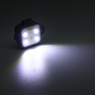 Fluorescent Running Light Chest Light USB Rechargeable Running Light Comes with Two Headbands and Ha