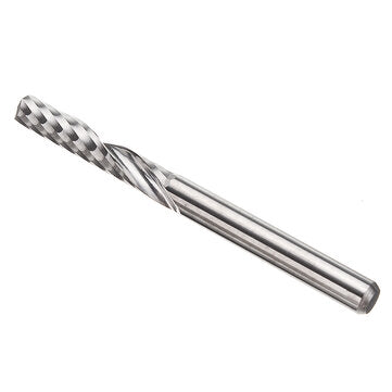 10pcs 3.175mm Single Flute End Mill Cutter Carbide CNC Router Bit Milling Cutter