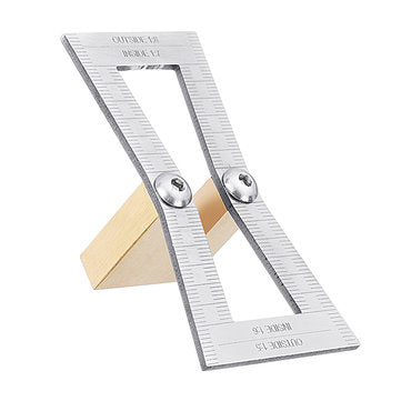 Drillpro Dovetail Scribe Line Planner Woodworking Crossed Templates Drawing Line Tool