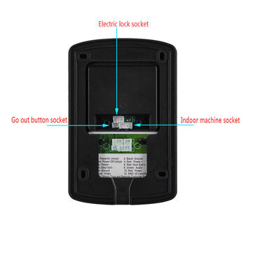 ENNIO SY813MK21 7inch TFT LCD Video Door Phone Doorbell Intercom Kit 2 Cameras 1 Monitor Night Visio