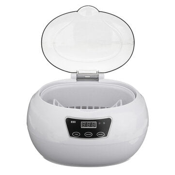 600ml Pro Ultrasonic Cleaner Ultra Sonic Bath Jewellery CD Cleaning Basket Timer