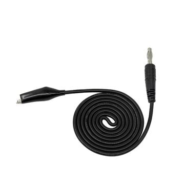 Cleqee P1038 1Set Double Stitch Crocodile Test Lead Clip To Probe Cable For Multimeters