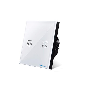 BONDA 1/2/3 Way Smart Switch 86 Type Wall Touch Switch (COLOR: WHITE | WAY: 2WAY)