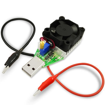 USB DC Electronic Load Resistor Battery Power Bank Capacity Testing Charger Adjustable Constant Curr