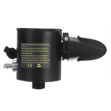 Scuba Diving Oxygen Air Tank Valve Head Mouthpiece Replacement Smooth