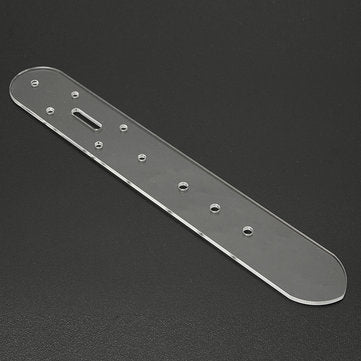 5pc Leather Craft Acrylic Belt Billet Buckle Head End Templates Tool Set