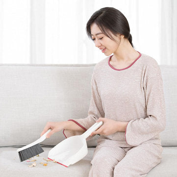 YIJIE Mini Broom Mop Dustpan Sweeper Desktop Sweep Small Cleaning Brush Tools Housework Household Mi