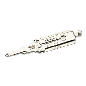 DW05/CH1 v.2 2 in 1 Car Door Lock Pick Decoder Unlock Tool