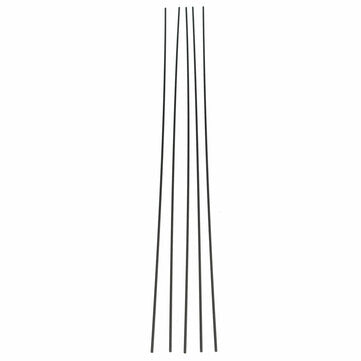 5pcs 2mm Diameter x 500mm Carbon Fiber Rods Tube For RC Airplane Matte Pole