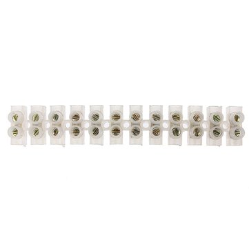 Excellway PB02 3A Screw Terminal Block Connector 12 Position Barrier Terminal Blocks