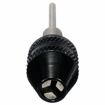 0.3-4mm Keyless Drill Chuck Electric Grinder Adapter with 3mm Connecting Rod for Dremel