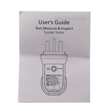 FUYI FY1872 EU Socket Tester Circuit Polarity Voltage Detector Wall Plug Breaker Finder RCD Test