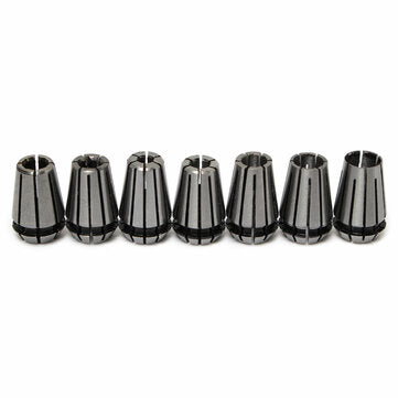 Machifit 7pcs ER11 1-7mm Spring Collet Chuck for CNC Milling Lathe Tool