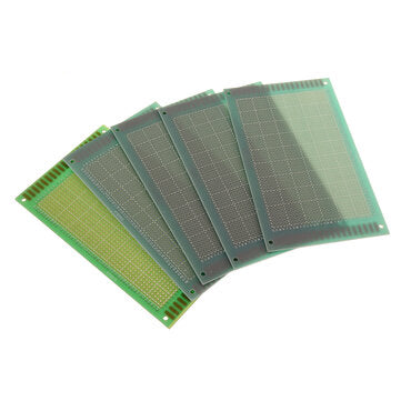 5pcs  90 * 150mm DIY Single-sided Green Oil PCB Universal Circuit Board