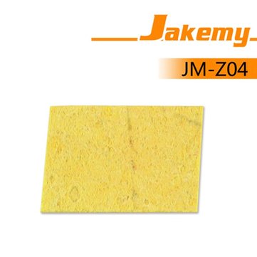 JAKEMY JM-Z04 Soldering Iron Solder Tip Welding Cleaning Sponge Yellow