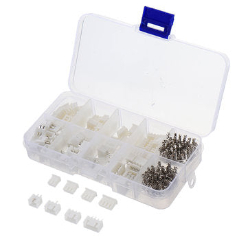 690pcs XH2.54 2p 3p 4p 5 pin 2.54mm Pitch Terminal Kit / Housing / Pin Header JST Connector Wire Con