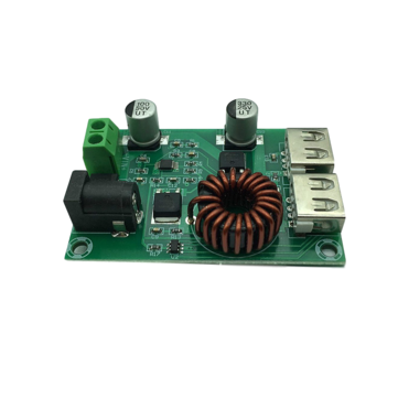 XH-M224 Dual USB Output Step-down Module 5V 6A Voltage Regulator Module Dual 5V3A Rechargeable Micro