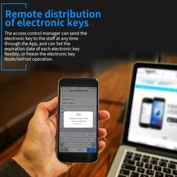 Waterproof 13.56MHZ Access Control Reader Fingerprint Door Lock App Digital Bluetooth Lock Long Rang