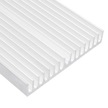 100x60x10mm Short Toothed Aluminum Alloy Heat Sink Radiator