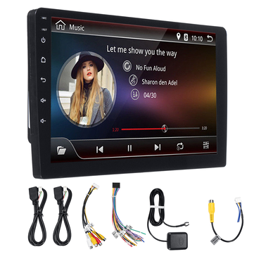 YUEHOO 10.1 Inch 2 DIN for Android 8.0 Car Stereo Radio Player 4 Core 2+32G Touch Screen 4G bluetoot