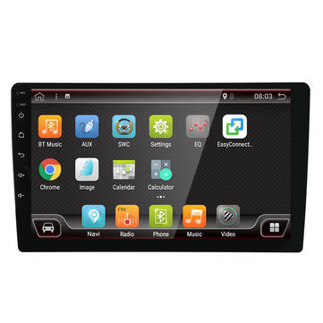 YUEHOO 10.1 Inch 2 DIN for Android 8.0 Car Stereo Radio Player 4 Core 2+32G Touch Screen 4G bluetoot