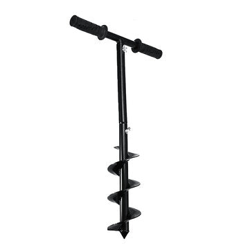 60cm Digger Post Hole Hand Drill Bit Digger Earth Power Auger Spiral Garden