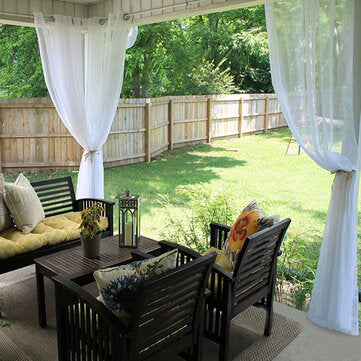 Curtain Panel Wedding Bathroom Outdoor Garden Mosquito Netting Polyester White Curtain Net