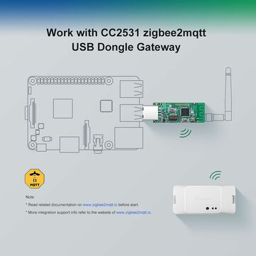 3Pcs Sonoff ZB CC2531 USB Dongle Module Bare Board Packet Protocol Analyzer USB Interface Dongle Sup