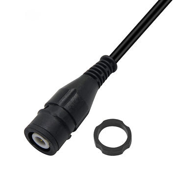 P1207 Fully insulated BNC Turning Plug Safety Banana Plug Cable 50 Ohm Impedance Q9 Connector RG58 C