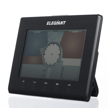 ELEGIANT EOX-9938 US F Digital Indoor Outdoor Thermometer Hygrometer Monitor Sensor Automatic Time