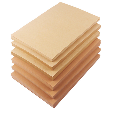 100 Pcs A4 Kraft Paper Thick Cardboard Copy Paper Handmake Home Office Stationery Supp... (SIZE: A4)