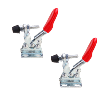 Drillpro 2Pcs GH-201-A Woodworking Tooling Positioning Quick Release Manual Tool 27kg Clamping Capac