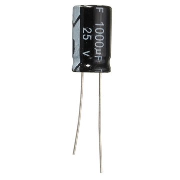 60pcs 1000uF 25V Radial Electrolytic Capacitor 10 x 17mm 105C