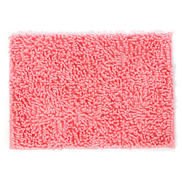 Bath Mat Non-slip Bath Mat Outdoor Shower Mats And Mats Chenille Bathroom Floor Ma... (COLOR.: PINK)