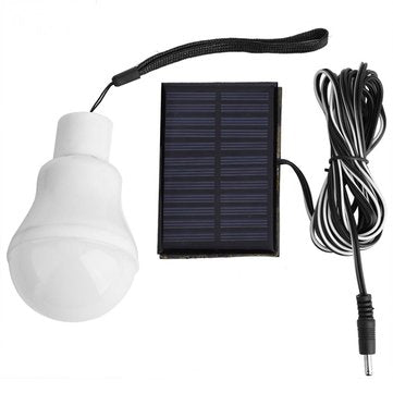 3W Portable Rechargeable Solar Powered 12 LED Bulb Light Outdoor Camping Yard Emergency Lamp