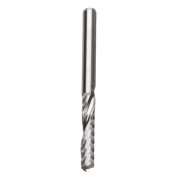 10pcs 3.175mm Single Flute End Mill Cutter Carbide CNC Router Bit Milling Cutter
