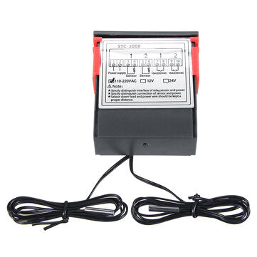 110-220V STC-3008 Digital Display Intelligent Dual Control Electronic Thermostat Dual Display Dual T