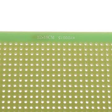 5pcs 12 x18cm FR4 Single-Sided PCB Experiment Printed Circuit Board Epoxy Glass Fiber FR-4 Green Pro