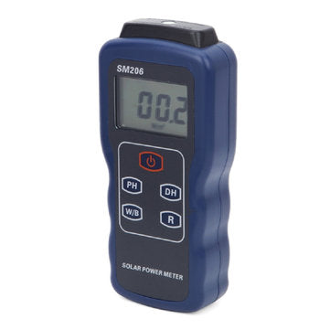 SM206 High Precision Solar Power Meter Light Meter Data Hold and Peak Hold For Solar Radiation Meter