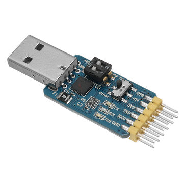 6 In 1 CP2102 USB To TTL 485 232 Converter 3.3V / 5V Compatible Six Multifunction Serial Module