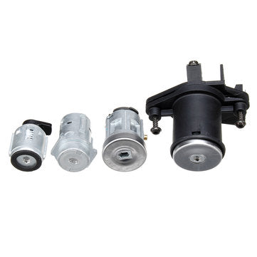Set of 4 Lock Door Ignition Barrel Petrol Flap Tailgate with 2 Keys 1479660 for Ford Fiesta MK V Fus