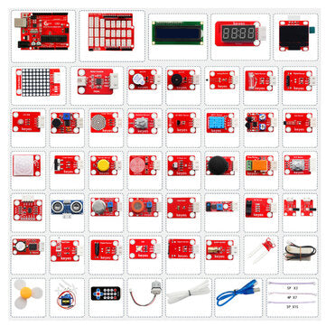 Keyes Brick 42 in 1 Sensor Module with Anti-inverse Connectors Kit Maker Education for Arduino
