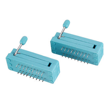 6pcs IC Lock Seat Zif Socket Test Universal zif Sockets 18Pin
